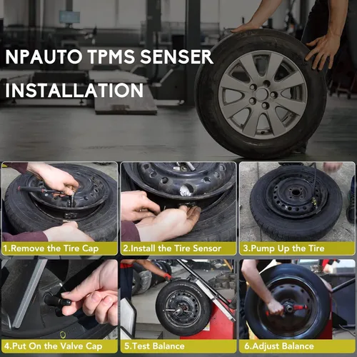 Miniatura 6 de NPAUTO Sensor de presión de neumáticos TPMS Compatible con Ford F150 06-08 Explorer Mustang Ranger Expedition Escape Focus Lincoln Mazda Mercury