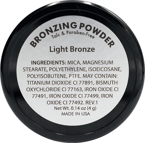 Miniatura 2 de Pure Ziva Bronceador de bronce claro mate sin brillo y contorno de polvo prensado Sunkissed sin talco ni parabenos, sin pruebas en animales y libre