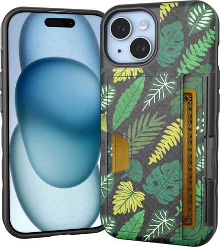 Miniatura 53 de Smartish Funda tipo cartera para iPhone 13 Pro – Wallet Slayer Vol. 2 [delgada + protectora] tarjetero con función atril - Black Tie Affair