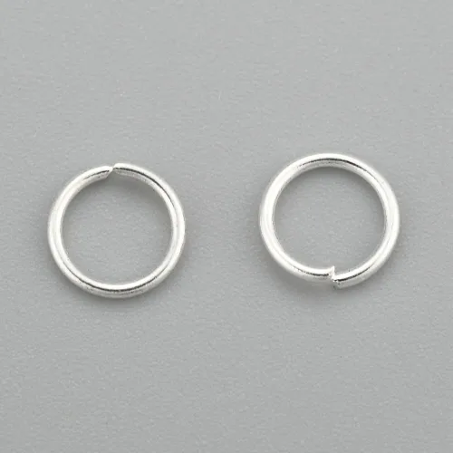 Miniatura 48 de HDSupplies 100 piezas - 4mm de argollas de acero inoxidable 304 de tono negro - Calibre 22 (espesor de 0.6mm)