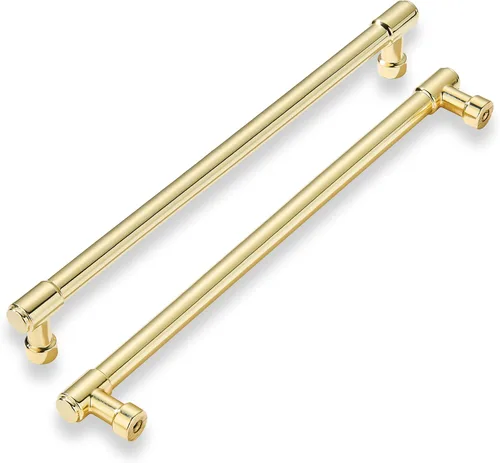 Miniatura 131 de khtumeware - Juego de 2 tiradores grandes para gabinete, diámetro 1-3/4 pulgadas, zinc resistente, para cajones, puertas y tocadores, color latón