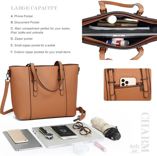 Miniatura 4 de Bolsos y bolsos de mano para mujer, bolso de hombro con asa superior, bolso de dama