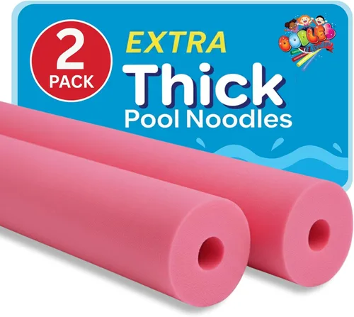 Miniatura 10 de Oodles of Noodles Foam Pool Swim Noodles 2 Pack, Hollow Core Swimming Foam Tube for Pool Floats, Buoyant for Beach, Water Play, Crafts, DIY Projects