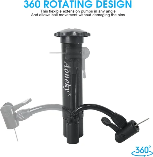 Miniatura 3 de Aoneky Mini bomba de mano para pelotas deportivas, bomba de aire portátil con aguja para inflación de baloncesto, fútbol, voleibol