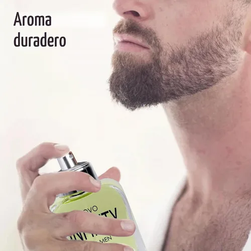 Miniatura 4 de NovoGlow Novo Infinity para Hombre - 3.4 Onzas Líquidas Eau De Parfum Spray para Hombre - Notas Cítricas y Florales Refrescantes, Huele Fresco Todo