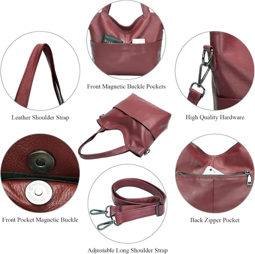Miniatura 7 de CHERISH KISS Bolsos de cuero y bolsos de mano para mujer