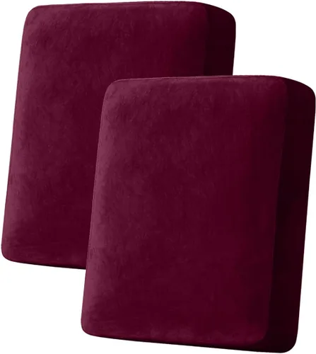 Miniatura 36 de Funda para Sofá de Terciopelo Elástico Funda de Cojín de Sofá 1 Pieza - Funda Deslizable Elástica Lavable para Asiento o Respaldo, Fundas de Asiento