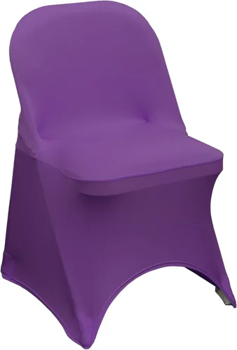 Miniatura 56 de YOUR CHAIR COVERS - Funda para silla plegable de elastano azul claro - Funda de cojín tapizada plegable elástica ajustable extraíble lavable