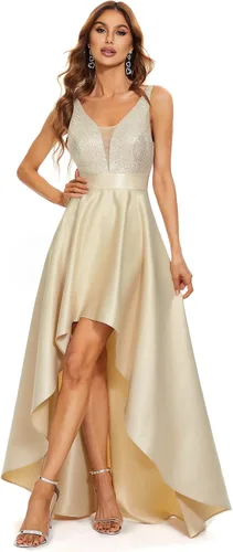 Miniatura 4 de Ever-Pretty Vestido de fiesta largo con cuello en V para mujer, 0667