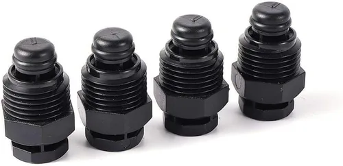 Miniatura 6 de Conexión de agua de pulverización Rosca macho de 1/2 "Mini válvula de escape automática Sistema de riego de jardín Válvula de ventilación de aire