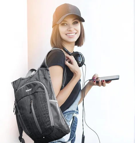 Miniatura 7 de G4Free Mochila de senderismo de 10L Mochila de viaje pequeña Mochila plegable ligera Mochila de hombro plegable casual