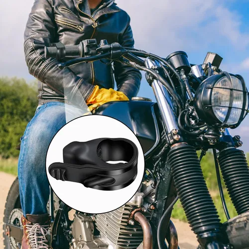 Miniatura 6 de 4 Piezas Soporte de Acelerador de Motocicleta ABS Control de Asistencia de Crucero Agarre Manillar Negro Acelerador de Manillar de Motocicleta