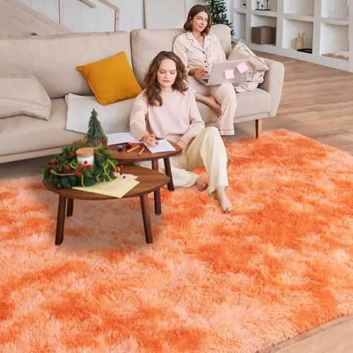 Miniatura 168 de Dssimo - Alfombra superesponjosa para la habitación, alfombra de área moderna, pequeña, suave y acogedora de felpa para niños, niñas y adolescentes