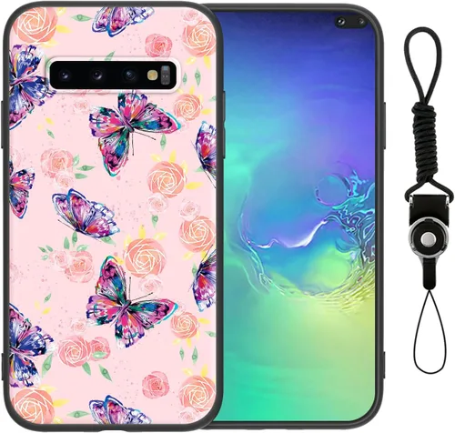 Miniatura 13 de Funda para teléfono Samsung S10 Plus (no Samsung S10), para Galaxy S10 Plus, diseño divertido de perro, estilo animal de dibujos animados