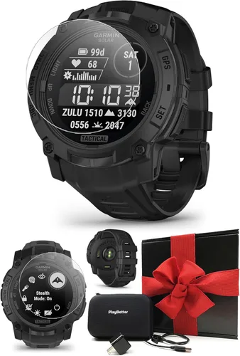 Miniatura 15 de PlayBetter Garmin Instinct 3 Alpine Rush AMOLED (citrino, 1.772 in) caja de regalo de reloj inteligente GPS para exteriores, linterna integrada