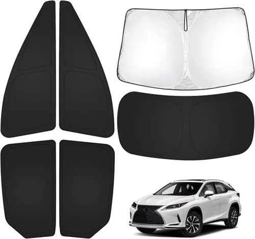 Miniatura 95 de T TGBROS Parasol para parabrisas para Honda Civic 2022-2025 2026, parasol grueso con bloqueo UV y opaca, para privacidad, plegables, 8 accesorios