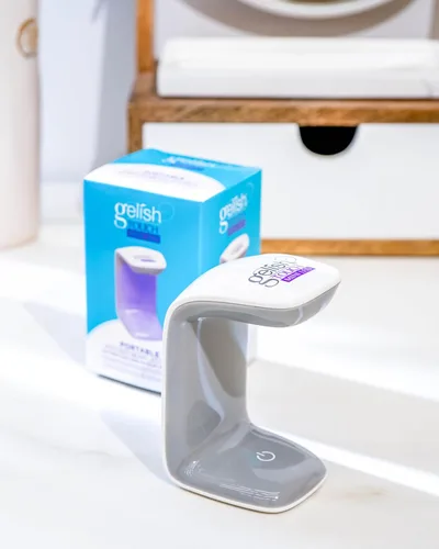 Miniatura 3 de Gelish Luz LED Mini Touch – Luz de curado LED portátil y recargable para puntas Soft Gel™ y reparaciones rápidas de uñas de gel, activación táctil