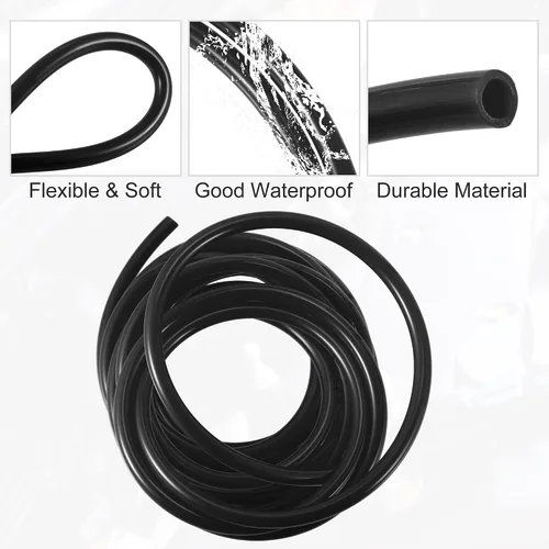 Miniatura 5 de X AUTOHAUX 0.31''x236'' 8mm x 6m Tubo Carburador Línea de Ventilación de Combustible Universal Línea de Gas Manguera de Gasolina Tubo para ATV Dirt