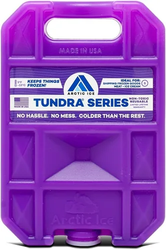 Arctic Ice - Serie Tundra - Paquete de hielo reutilizable de larga duración - Punto de enfriamiento de 5° Fahrenheit - Diseñado para mantener