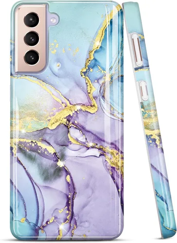 Miniatura 10 de Funda para Galaxy S22 con purpurina dorada, delgada, a prueba de golpes, TPU suave de goma de silicona, funda de teléfono para Samsung Galaxy S22 5G
