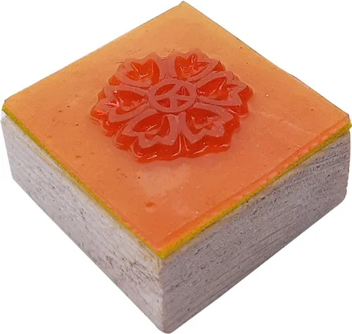 Miniatura 39 de Royal Kraft Sello de goma de madera espiral - Impresión de bloques de bricolaje en papel, tela, henna Rtag020