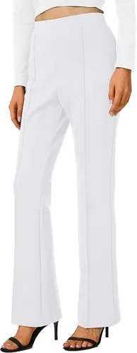 Miniatura 63 de Urban CoCo Pantalones de trabajo elásticos con corte de bota, pantalones de yoga pequeños para oficina casual
