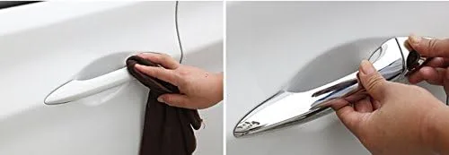 Miniatura 4 de 8 unidades ABS, cubierta elegante de manijas para puertas cromadas, para Hyundai Elantra