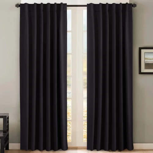 Miniatura 115 de H.VERSAILTEX Cortinas opacas con aislamiento térmico, paneles de tratamiento de ventana, cortinas opacas para oscurecer la habitación, cortinas Gris