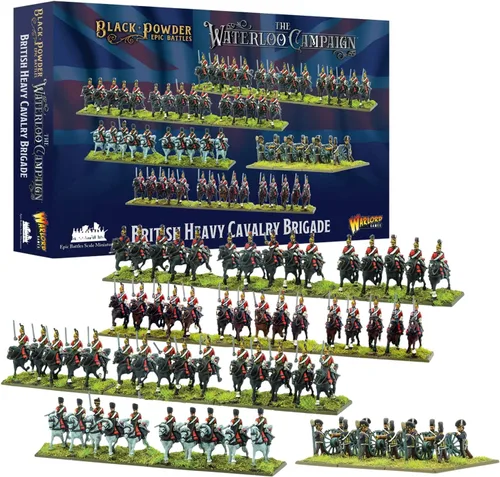 Wargames Delivered - Warlord Games Black Powder War - Batallas épicas: Waterloo: Brigada de Caballería Pesada Británica, Revolucionarios Soldados de