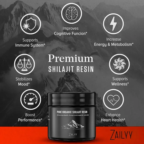 Miniatura 7 de Resina Shilajit orgánica Suministro de 800 mg Probado en laboratorio Shilajit orgánico puro del Himalaya para hombres y mujeres Potenciador