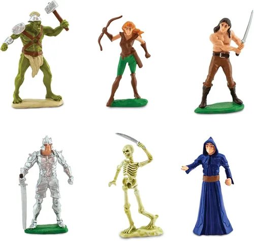 Miniatura 2 de Safari Ltd. Heroes and Monsters Designer TOOB - 6 mini figuras de fantasía - Juego de juguetes de fantasía para niños, niñas y niños a partir de 3
