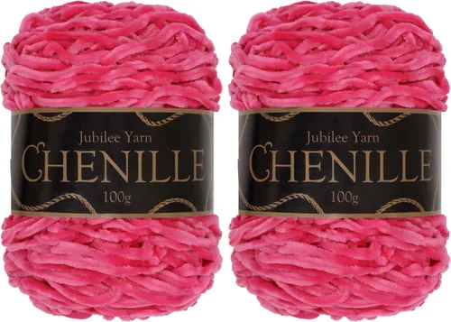 Miniatura 58 de JubileeYarn - Hilo de chenilla (3.53 oz/poliéster peinado, circonita), 1 pastel