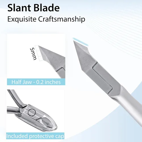 Pinzas de cutícula – Cortador profesional de cutículas – Herramienta de acero inoxidable premium – Cortador de cutícula para recortar cutículas y
