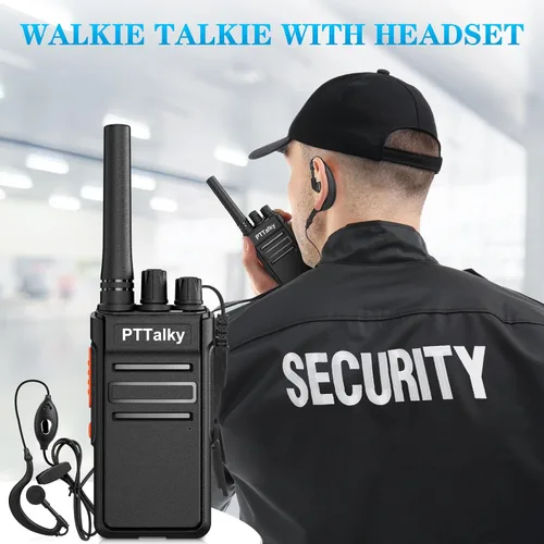 Miniatura 5 de Walkie Talkies FR1 Walkie Talkie de largo alcance para adultos, radio FRS Mini radio de 2 vías recargable, manos libres, radios bidireccionales