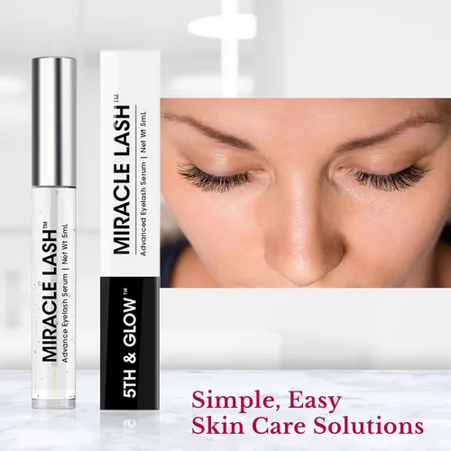 Miniatura 6 de Miracle Lash - Suero para el crecimiento de pestañas, suero potenciador de pestañas para nutrir, hidratar y fortalecer las pestañas, ayuda a
