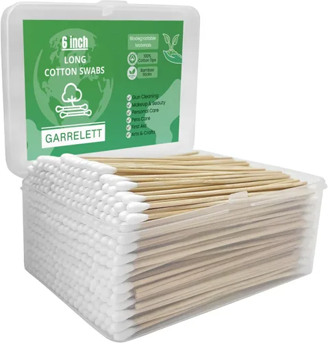 Miniatura 13 de 6 Inch Long Cotton Swabs, Pointed/Round Tips for Detail Cleaning, Gun Cleaning Supplies, Keyboard, Electronics, Crafts and Hard-to-Reach Areas