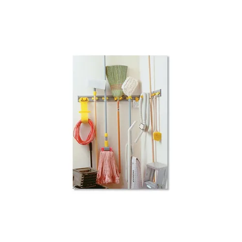 Miniatura 2 de Rubbermaid Commercial Products, Armario de 34 pulgadas/organizador de pared/portaherramientas para escobas, cepillos, recogedores