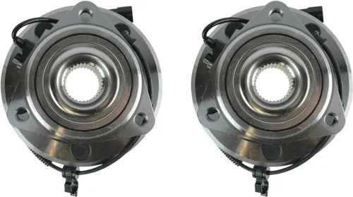 Miniatura 3 de Conjunto de Rodamientos de Rueda y Cubo Delantero Izquierdo y Derecho TRQ 2 Piezas Compatible con Jeep Wrangler 2007-2017 2018 Wrangler JK