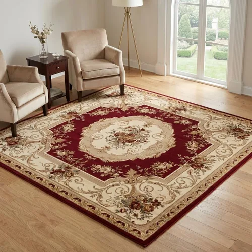 Miniatura 62 de Unique Loom Versailles Collection - Alfombra tradicional clásica con motivo floral, colección Versailles