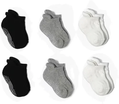 Miniatura 8 de Calcetines de algodón para bebés, calcetines de algodón para niños y niñas, de corte bajo para bebés