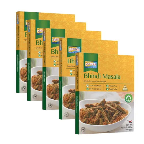 Miniatura 29 de Ashoka Comidas indias tradicionales 1932, curry de verduras mixtas veganas, platos principales listos para comer para microondas, Shahi Navratan