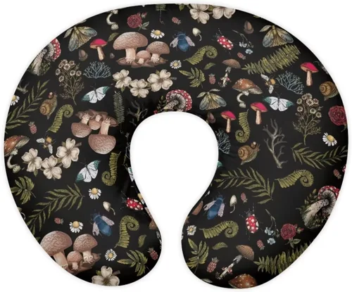 Miniatura 37 de American Flag Floral Nursing Pillow for Breastfeeding, Soft and Supportive Breastfeeding Pillow for Mom and Baby, Feeding Pillow with Removable