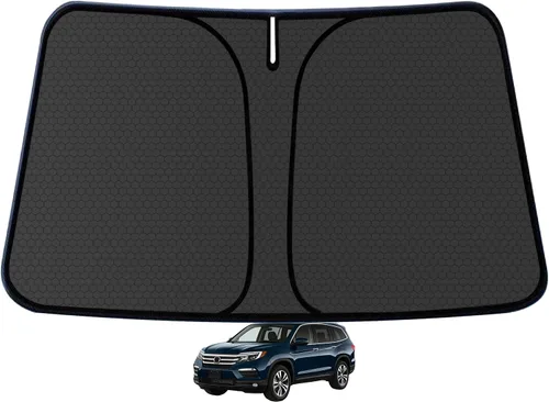 Miniatura 101 de Civic - Parasol para parabrisas Honda Civic 2022-2024 2025 (no para Honda 2022 Sport), visera frontal gruesa plegable 1:1, mantiene tu automóvil más