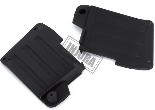 Miniatura 4 de INJORA Guardabarros delantero y trasero para 1/10 RC Crawler Axial SCX10 II 90046 90047 plástico, negro