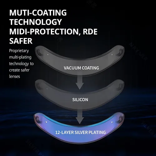 Miniatura 3 de Visera de casco de repuesto para Scorpion EXO-R420 impermeable, protección UV, arañazos, escudo resistente al desgaste, accesorios universales