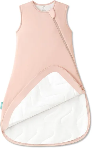 PurComfy Saco de dormir súper suave 1.0 TOG, Saco de dormir premium de viscosa de bambú para bebé con cremallera de 2 vías, Manta vestible para bebé