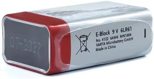 Miniatura 2 de 2 unids Powerone para instrumento de medición micrófono de alarma 9 V batería alcalina E522 LA522