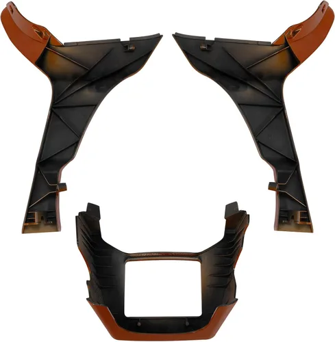 Miniatura 3 de HR3 Cubierta de alerón de carenado de whisky ámbar compatible con modelos Harley Road Glide FLTRX FLTRXS FLTRXST FLTRXSE 2017-2023 Perla de sal