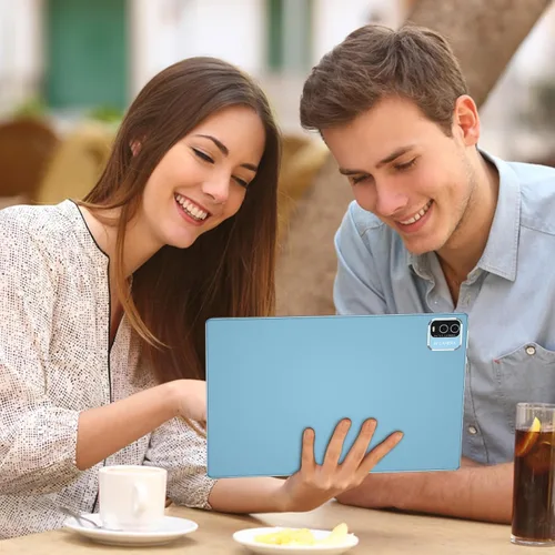 Miniatura 5 de HOTTABLET Kit de tableta Android 15 de 10 pulgadas con estuche/lápiz capacitivo, 12 (4+8 expandir) GB RAM+64 GB ROM, cámara dual de 2+8 MP, batería