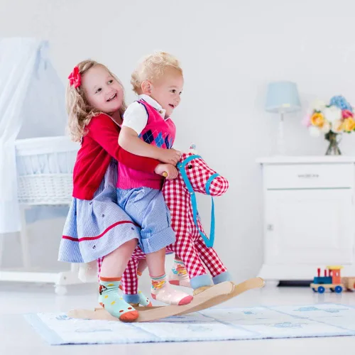 Miniatura 36 de Tphon Calcetines para niños pequeños con empuñaduras, 12 pares de calcetines antideslizantes de algodón para niños y niñas de 1 a 7 años